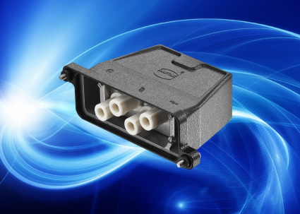 High-current connector is rated at 250 A
